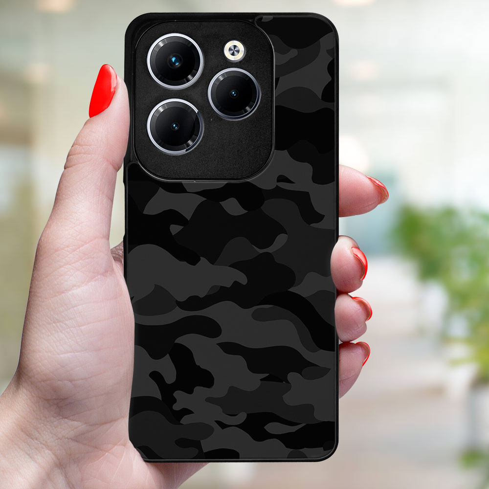 MY ART Husă De Protecție Pentru Infinix Hot 40 / Hot 40 Pentru BLACK CAMO (234)