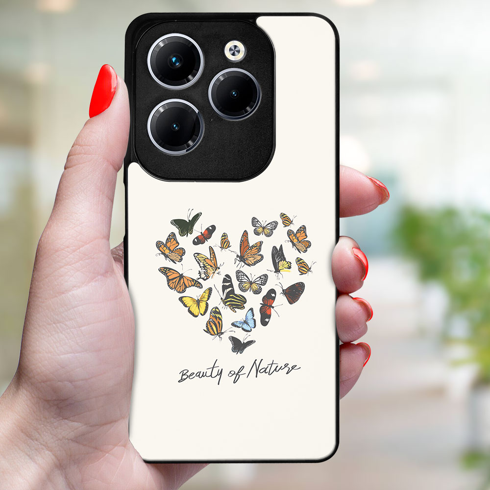 MY ART Husă De Protecție Pentru Infinix Hot 40 / Hot 40 Pro BUTTERFLIES (240)