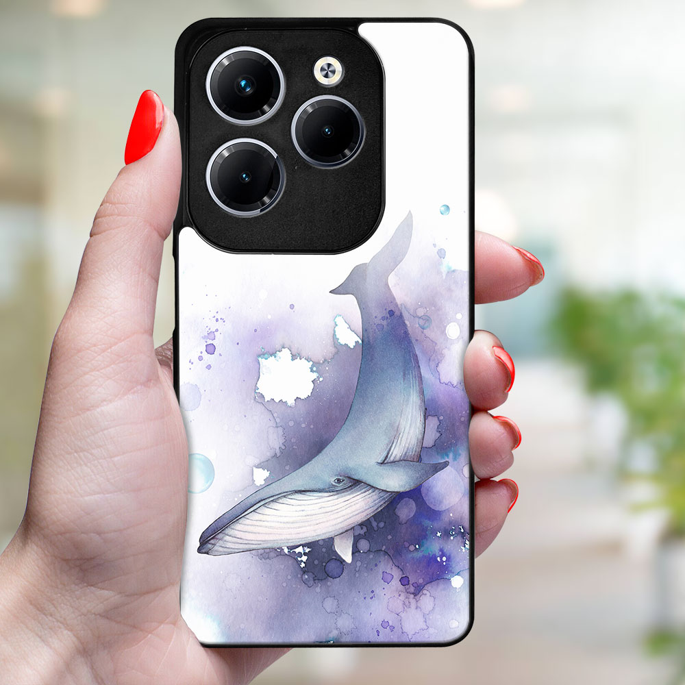 MY ART Husă De Protecție Pentru Infinix Hot 40 / Hot 40 Pro WHALE (242)