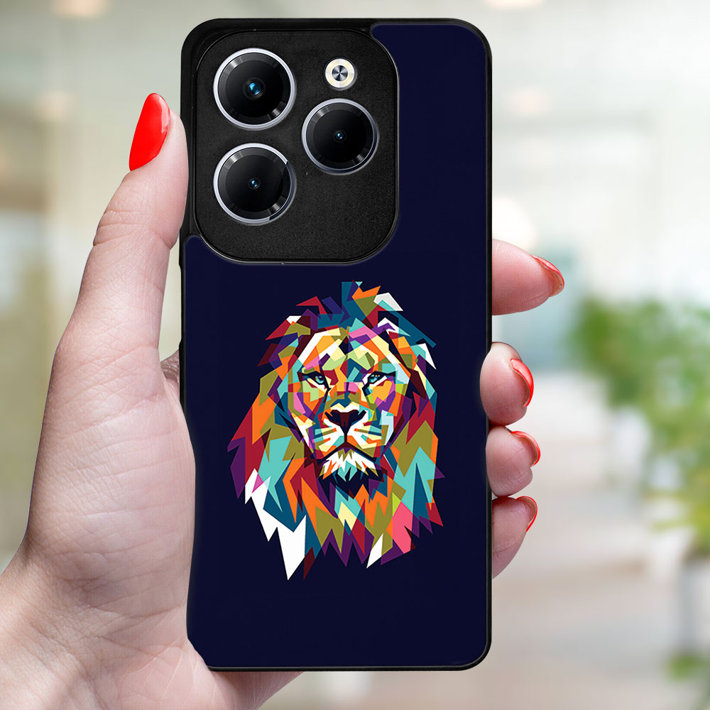 MY ART Husă De Protecție Pentru Infinix Hot 40 / Hot 40 Pro LION (246)