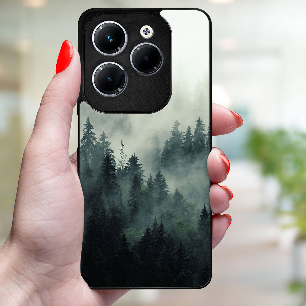 MY ART Husă De Protecție Pentru Infinix Hot 40 / Hot 40 Pro FOREST (248)