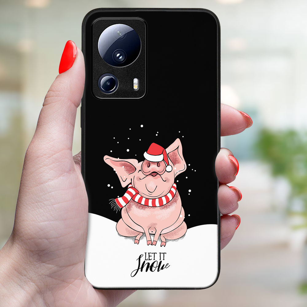 MY ART Husă Cu Design De Crăciun Xiaomi 13 Lite LET IT Snow (075)