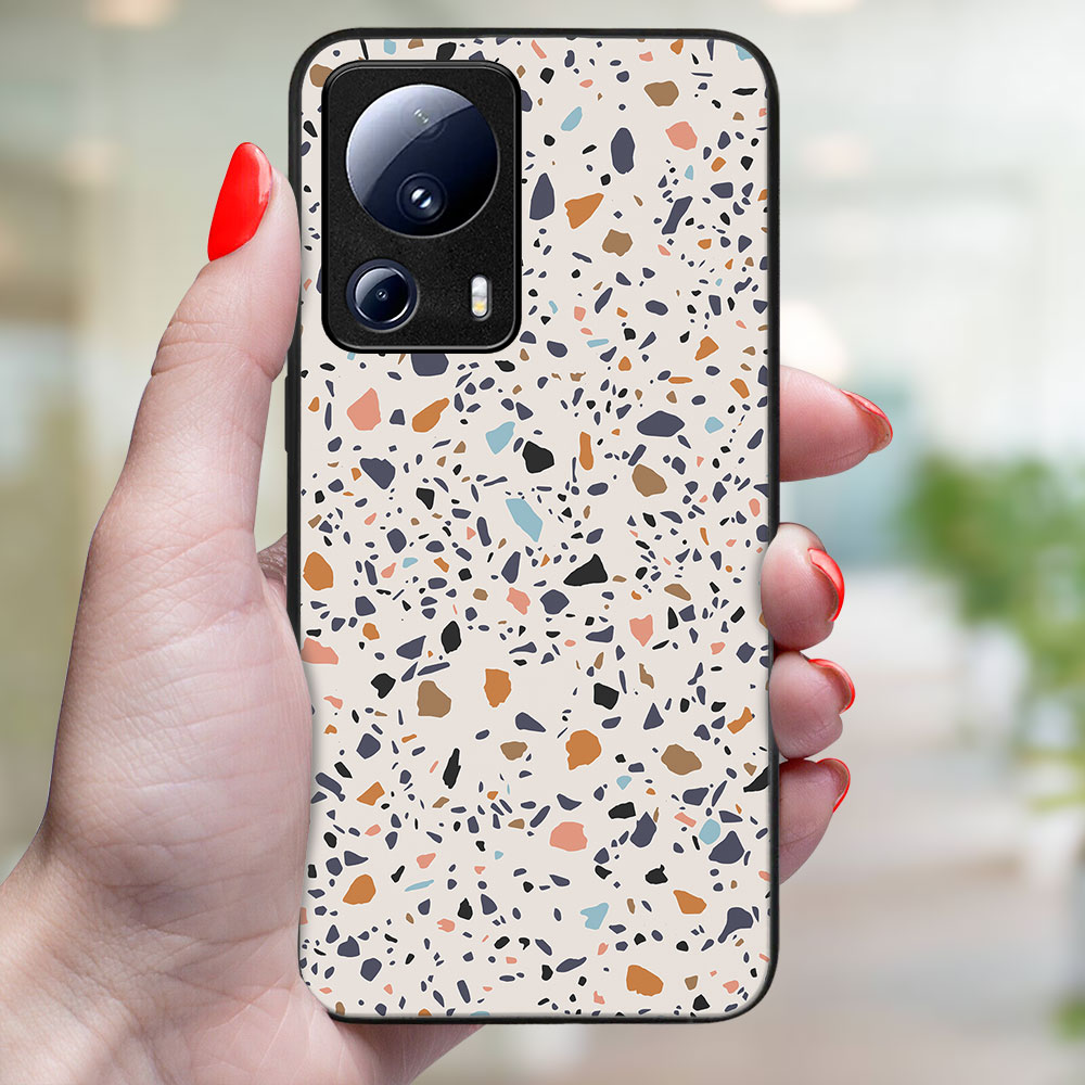 MY ART Husă De Protecție Pentru Xiaomi 13 Lite BEIGE TERRAZZO (162)