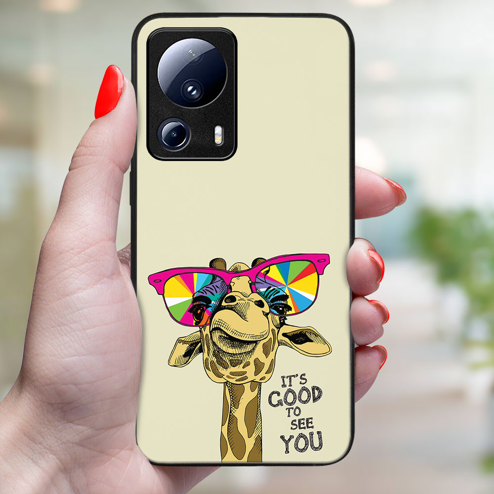 MY ART Husă De Protecție Pentru Xiaomi 13 Lite GIRAFFE (180)