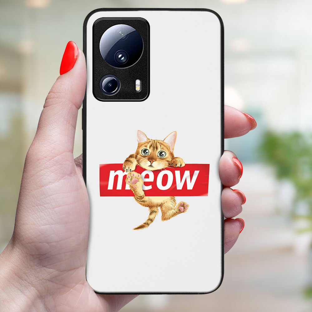 MY ART Husă De Protecție Pentru Xiaomi 13 Lite MEOW (183)