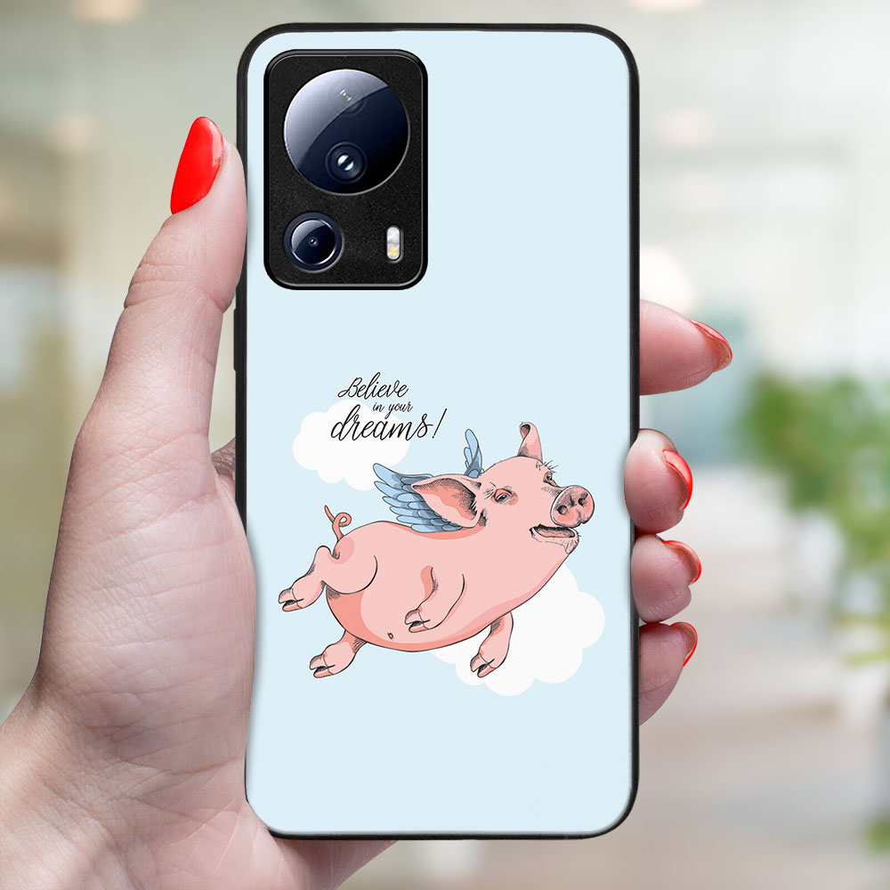 MY ART Husă De Protecție Pentru Xiaomi 13 Lite PIG (186)