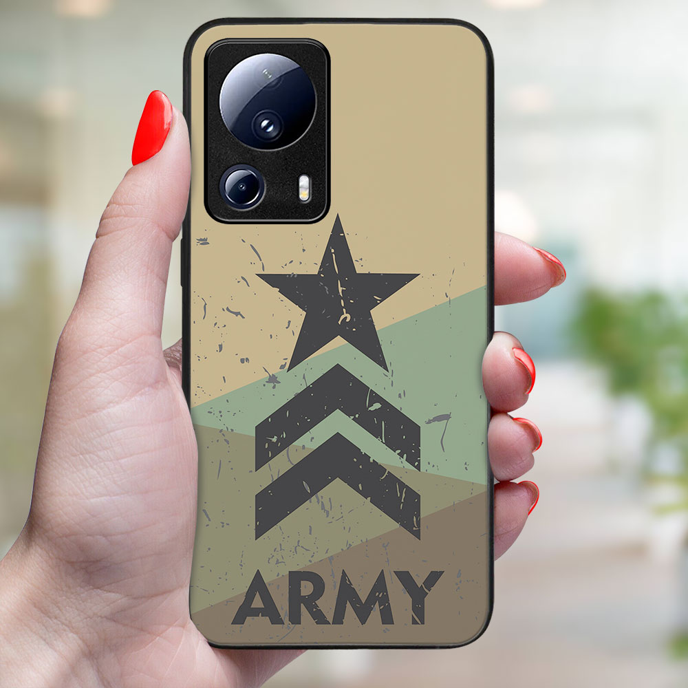 MY ART Capac De Protecție Pentru Xiaomi 13 Lite ARMY (236)