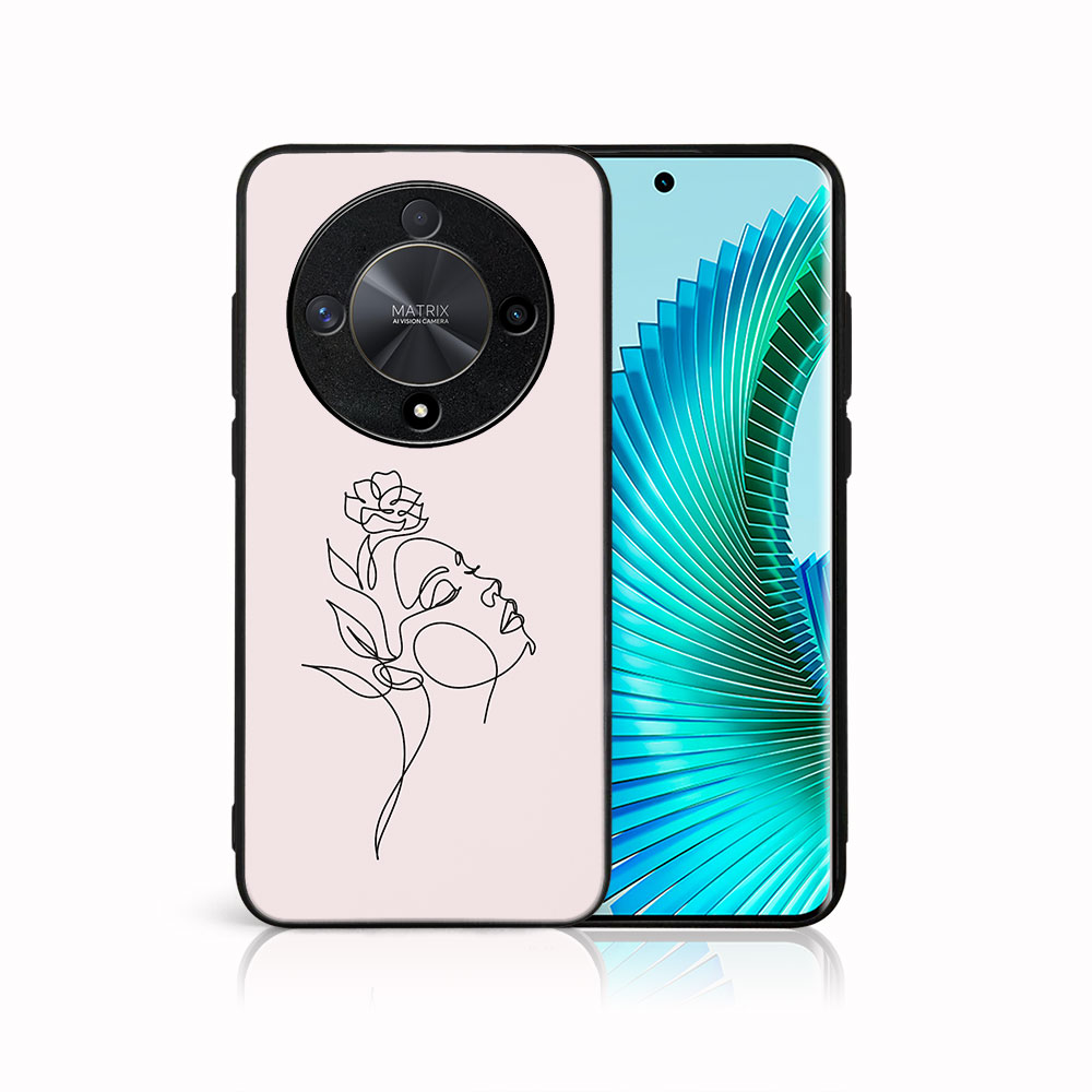 MY ART Husă De Protecție Pentru Honor Magic6 Lite 5G ROSE GIRL (198)