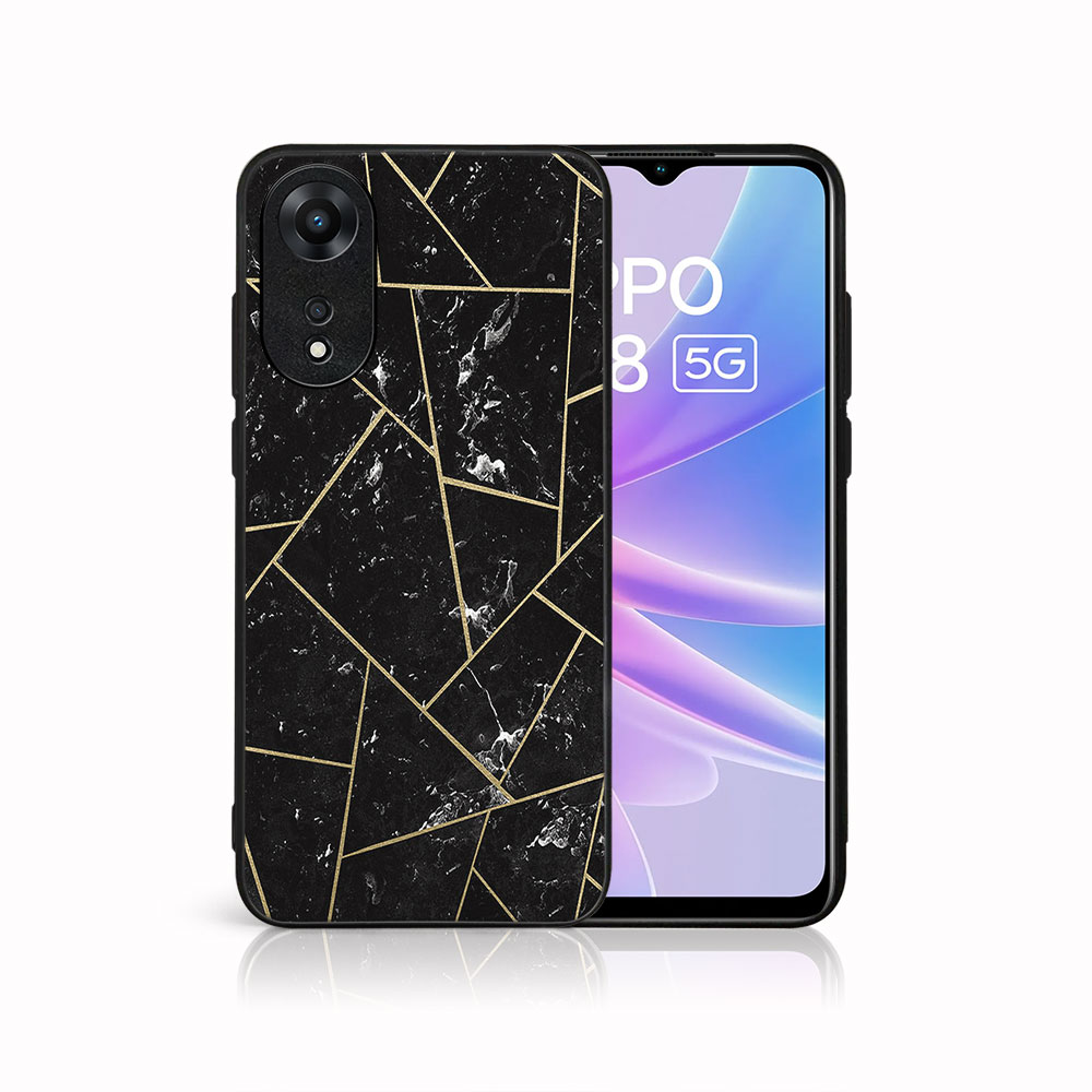 MY ART Husă De Protecție Pentru Oppo A78 5G POLIGONAL (150)