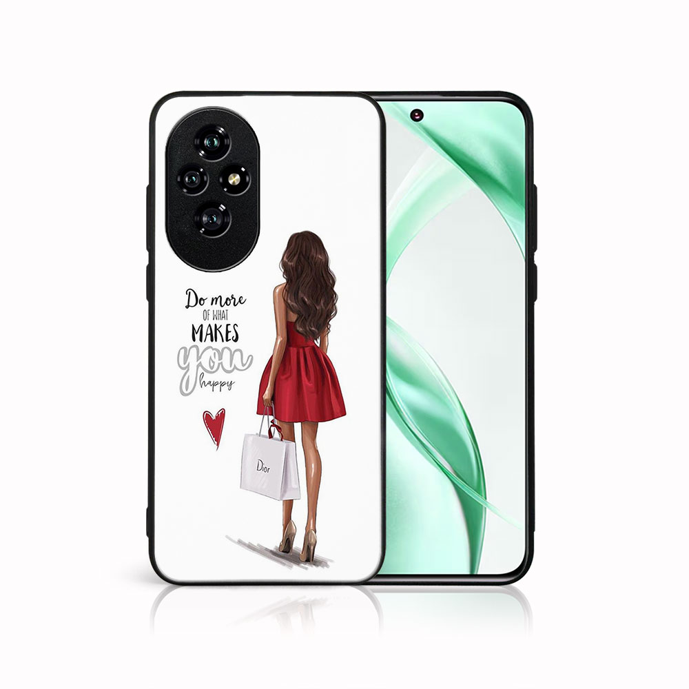 MY ART Capac De Protecție Pentru Honor 200 Pro RED DRESS (137)