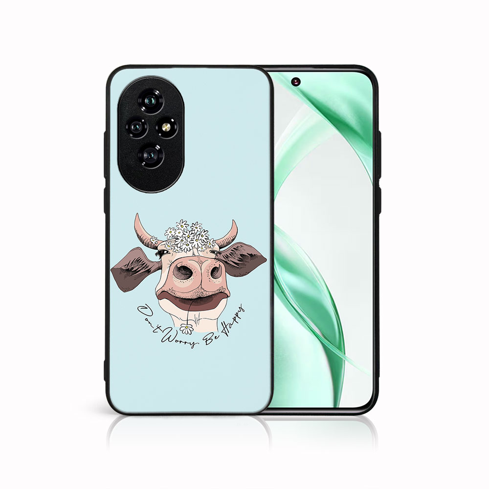 MY ART Husă De Protecție Pentru Honor 200 Pro HAPPY COW (181)