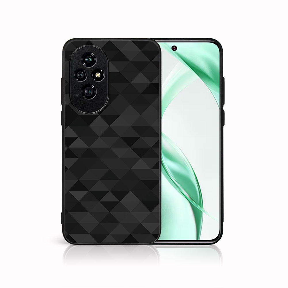 MY ART Husă De Protecție Pentru Honor 200 Pro BLACK TRIANGURI (232)