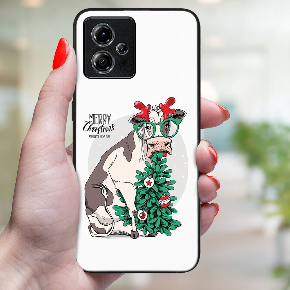 MY ART Husă Cu Design De Crăciun Motorola Moto G54 5G / G54 5G Power Edition MERRY CHRISTMAS (074)