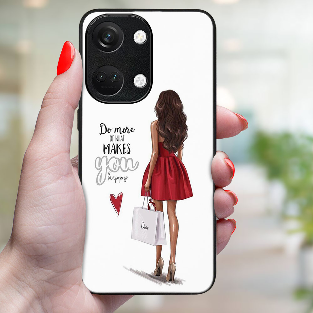 MY ART Husă De Protecție Pentru OnePlus Nord 3 5G RED DRESS (137)