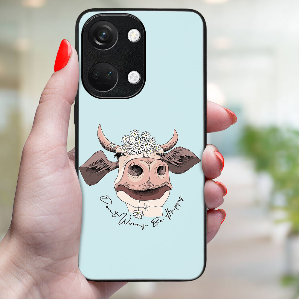 MY ART Husă De Protecție Pentru OnePlus Nord 3 5G HAPPY COW (181)