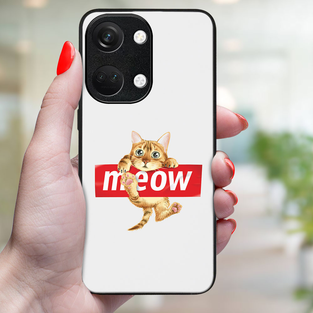 MY ART Husă De Protecție Pentru OnePlus Nord 3 5G MEOW (183)