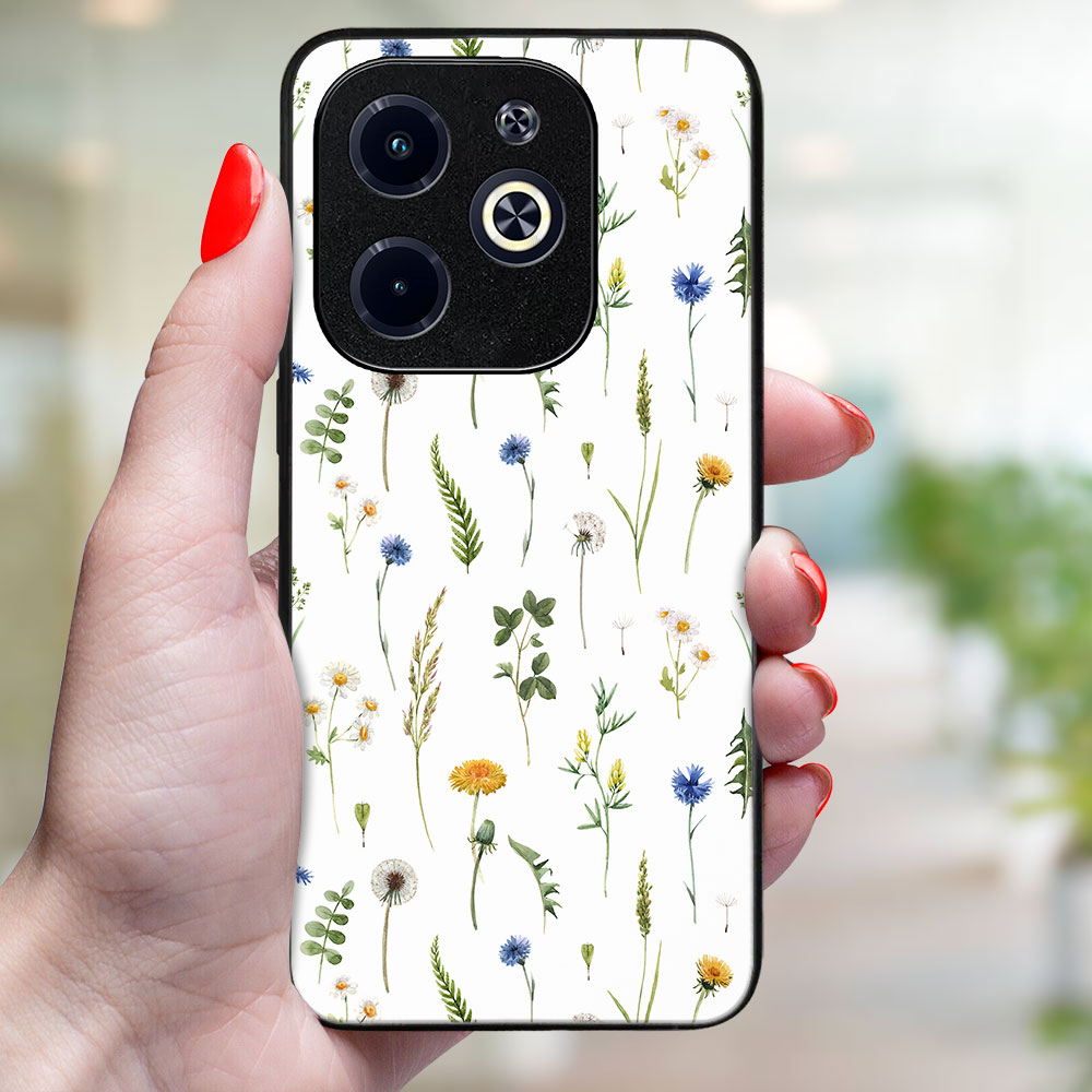 MY ART Husă De Protecție Pentru Infinix Hot 40i WILDFLOWER (153)