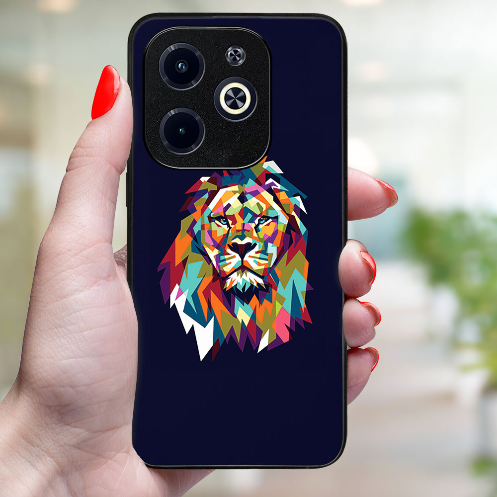 MY ART Husă De Protecție Pentru Infinix Hot 40i LION (246)