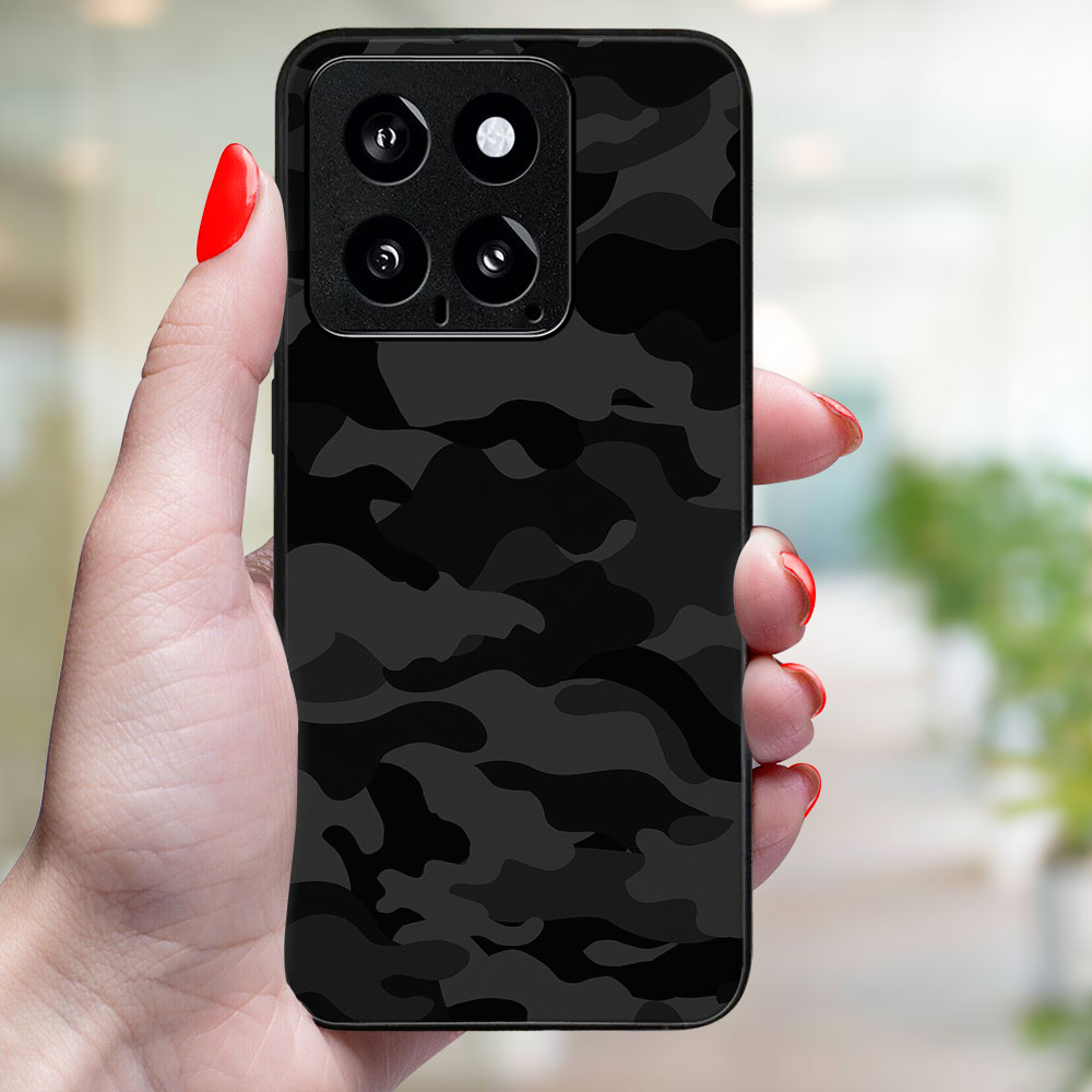 MY ART Husă De Protecție Pentru Xiaomi 14 BLACK CAMO (234)