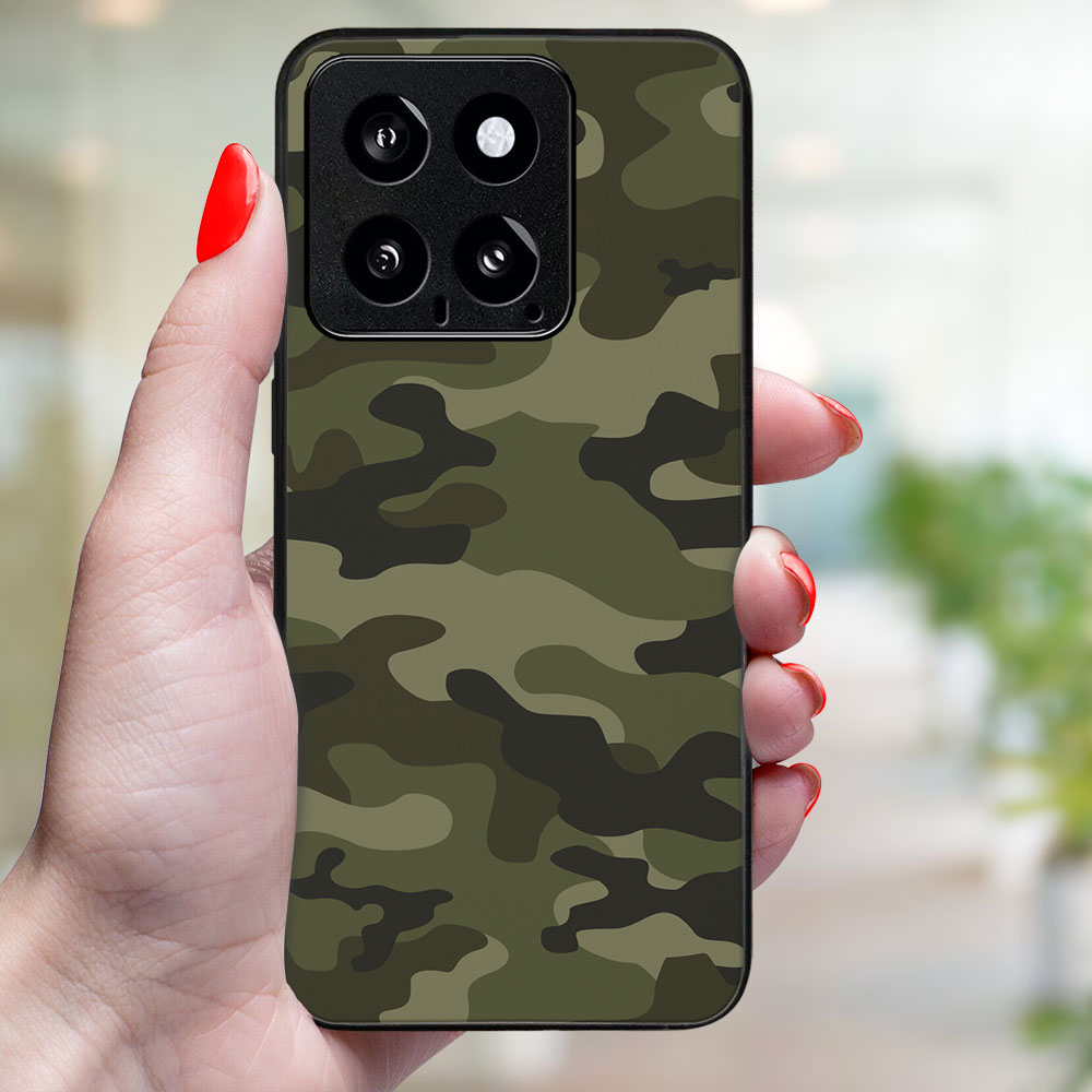 MY ART Husă De Protecție Pentru Xiaomi 14 GREEN CAMO (235)