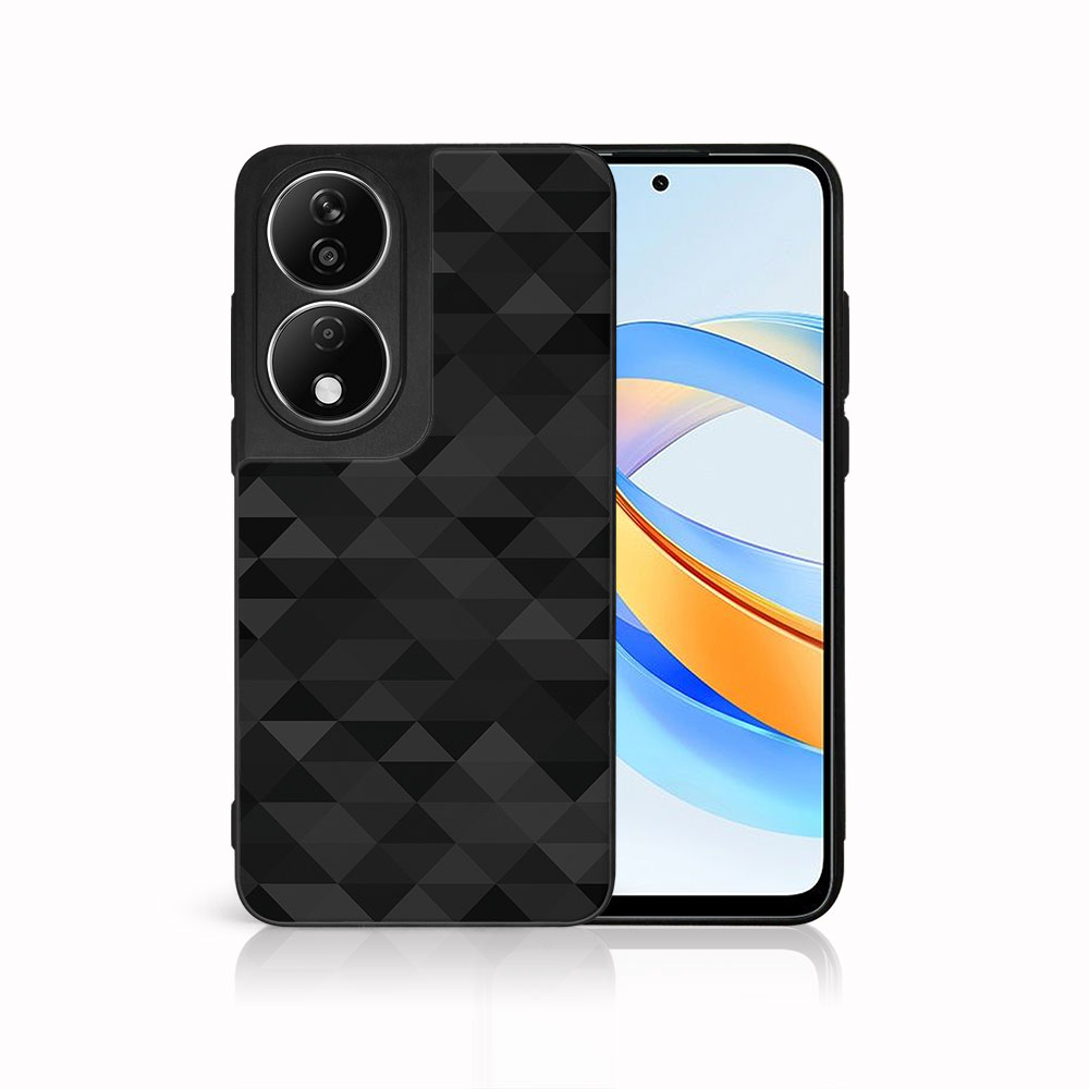 MY ART Husă De Protecție Pentru Honor X7b BLACK TRIANGURI (232)