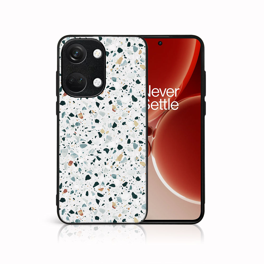 MY ART Husă De Protecție Pentru OnePlus Nord 3 5G GREY TERRAZZO (163)