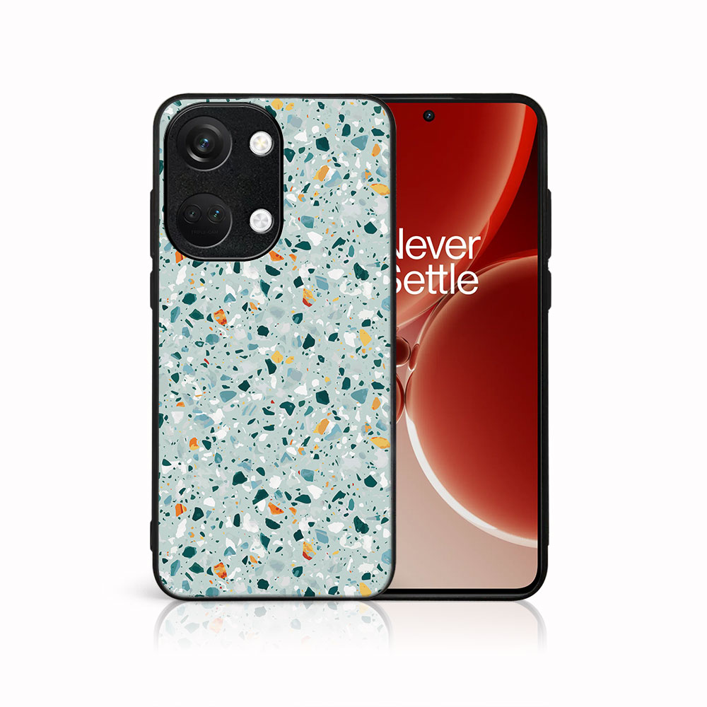 MY ART Husă De Protecție Pentru OnePlus Nord 3 5G BLUE TERRAZZO (164)