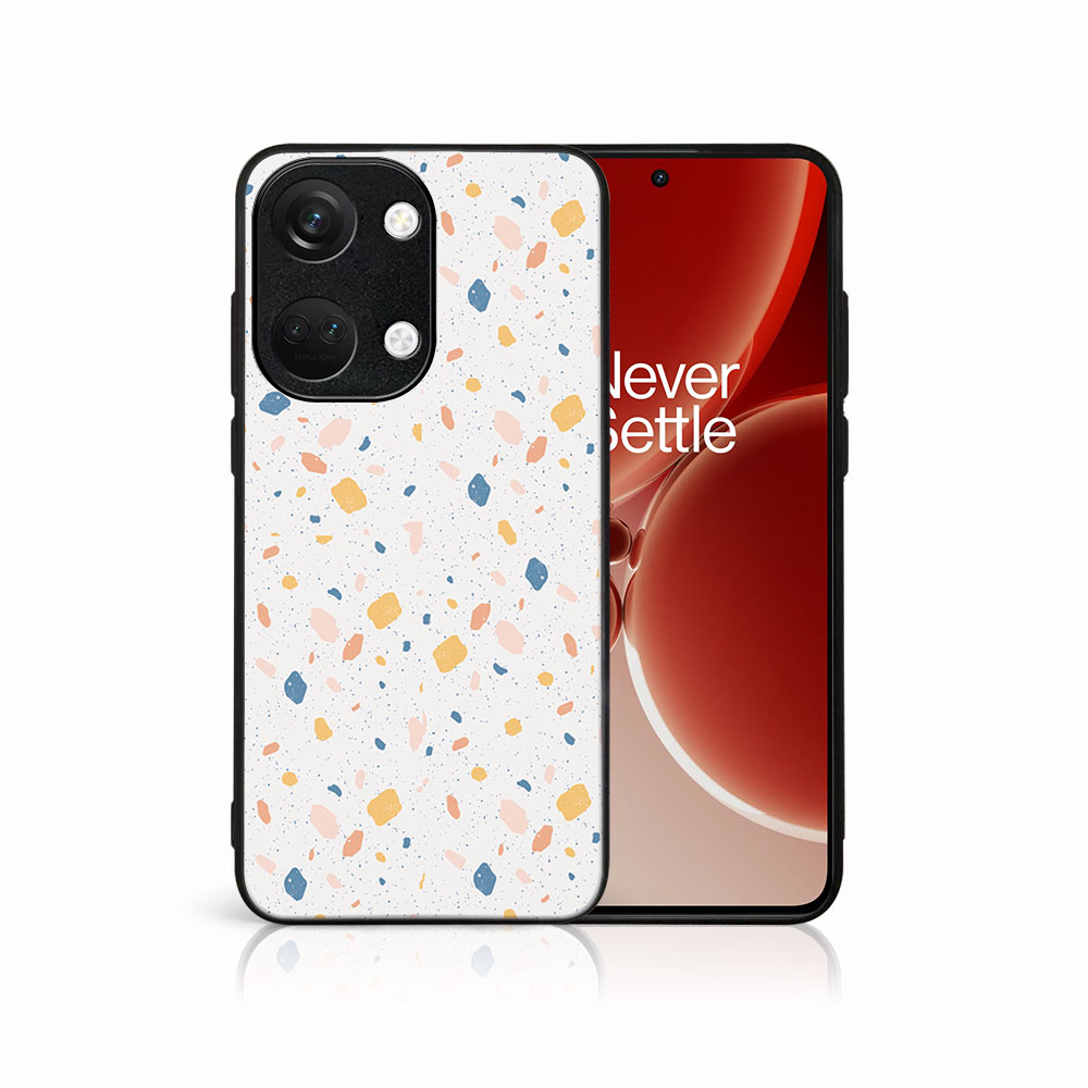 MY ART Husă De Protecție Pentru OnePlus Nord 3 5G ORANGE TERRAZZO (165)