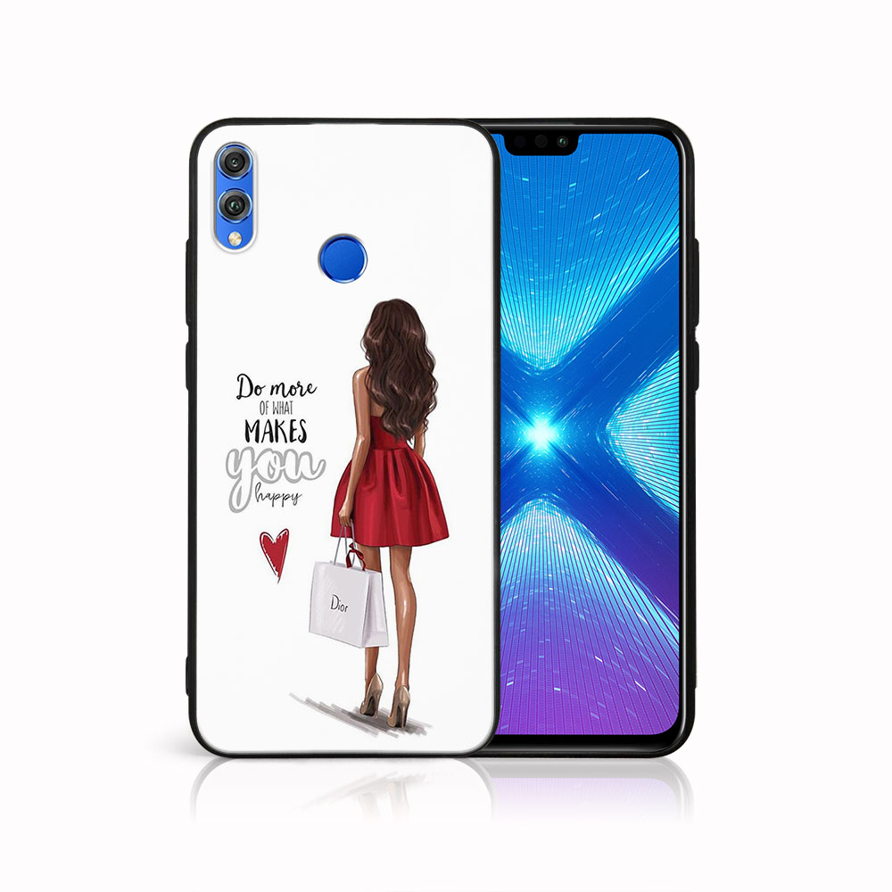 Husă De Protecție MY ART Honor 8X - DRESS RED (137)