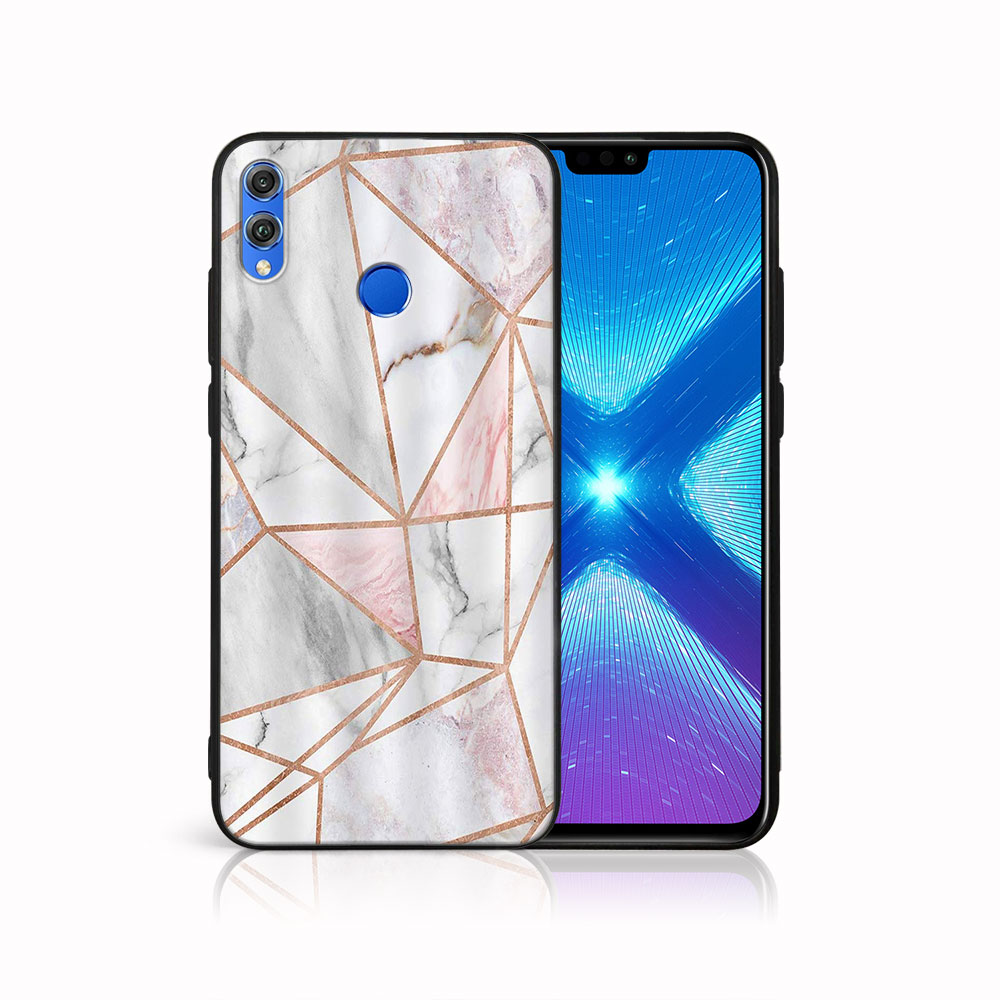 MY ART Husă De Protecție Honor 8X - MARBLE PINK (143)