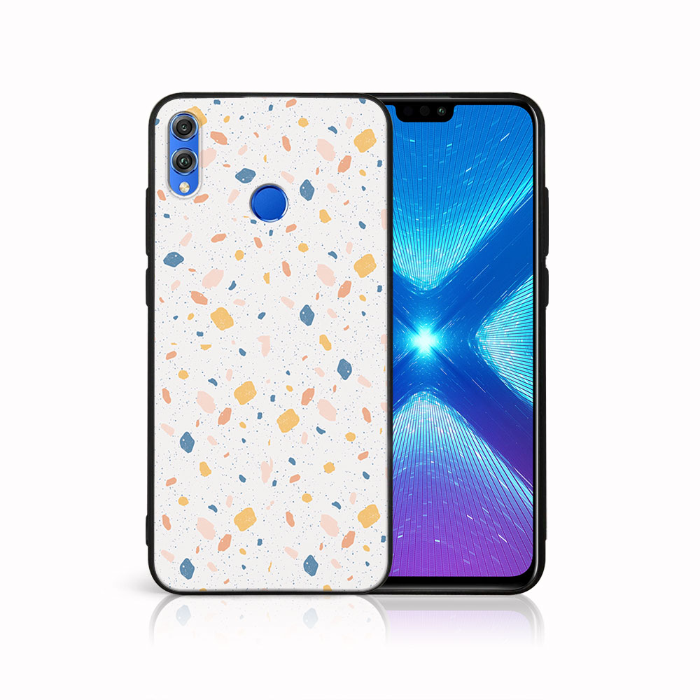 MY ART Husă De Protecție Honor 8X -ORANGE TERRAZZO (165)