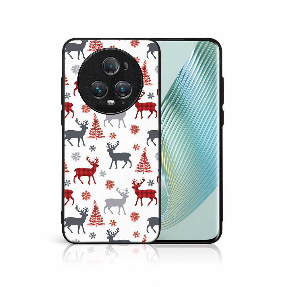 MY ART Husă Cu Design De Crăciun Honor Magic5 Pro 5G DEER (068)