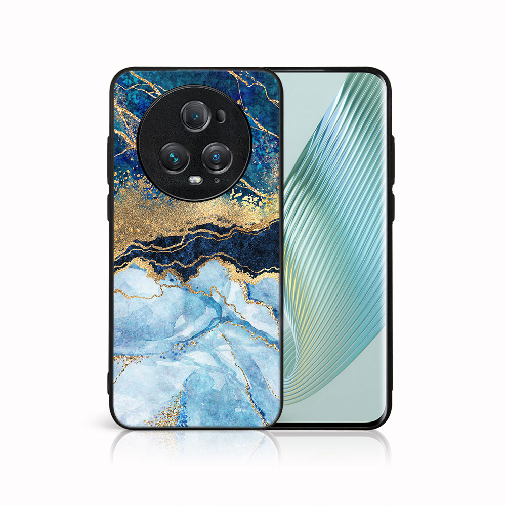 MY ART Husă De Protecție Pentru Honor Magic5 Pro 5G BLUE MARBLE (141)