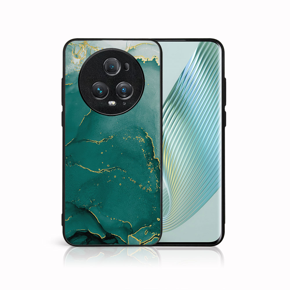 MY ART Husă De Protecție Pentru Honor Magic5 Pro 5G GREEN MARBLE (145)