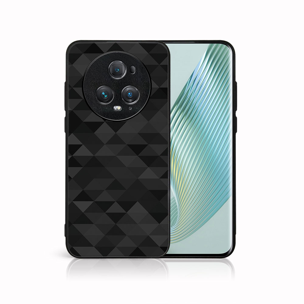 MY ART Husă De Protecție Pentru Honor Magic5 Pro 5G BLACK TRIANGURI (232)