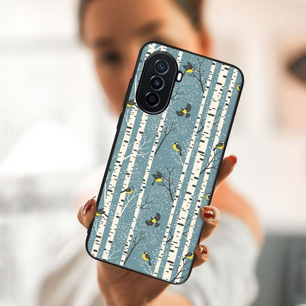 Husă MY ART Cu Design De Crăciun Huawei Nova Y70 BIRCH (072)