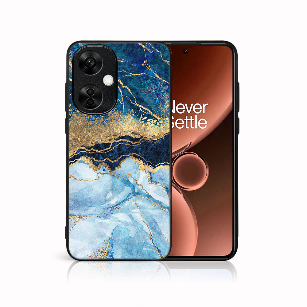 MY ART Husă De Protecție Pentru OnePlus Nord CE 3 Lite 5G BLUE MARBLE (141)