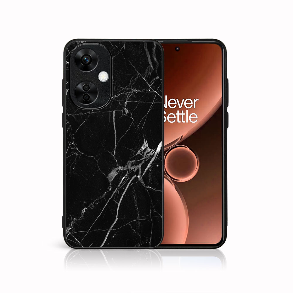 MY ART Husă De Protecție Pentru OnePlus Nord CE 3 Lite 5G BLACK MARBLE (142)