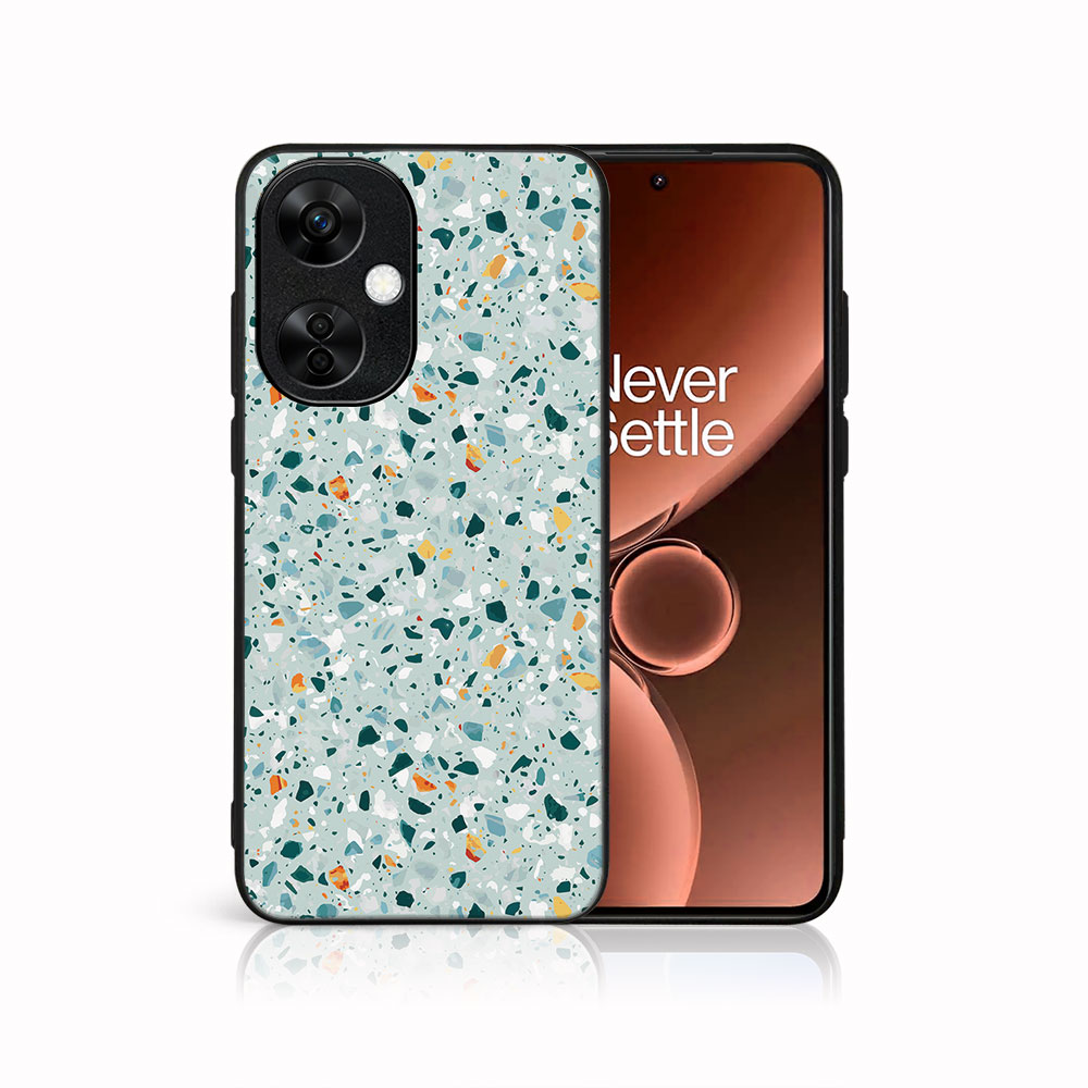 MY ART Husă De Protecție Pentru OnePlus Nord CE 3 Lite 5G BLUE TERRAZZO (164)