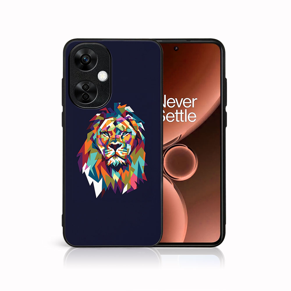 MY ART Husă De Protecție Pentru OnePlus Nord CE 3 Lite 5G LION (246)