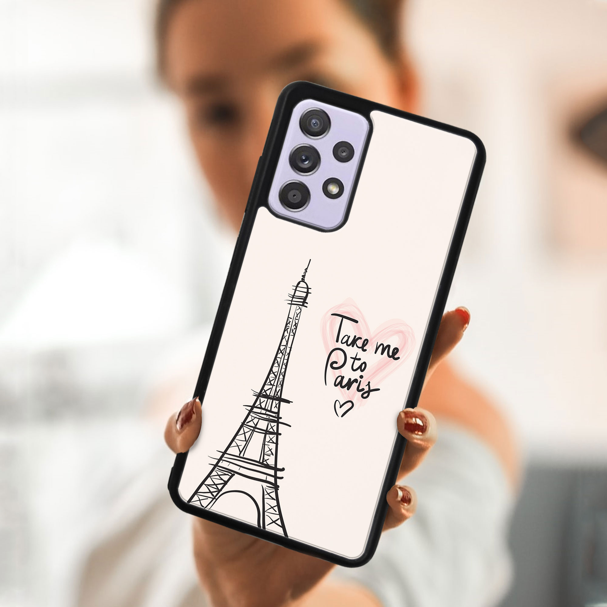 MY ART Husă Din Silicon Samsung Galaxy A72 PARIS (057)