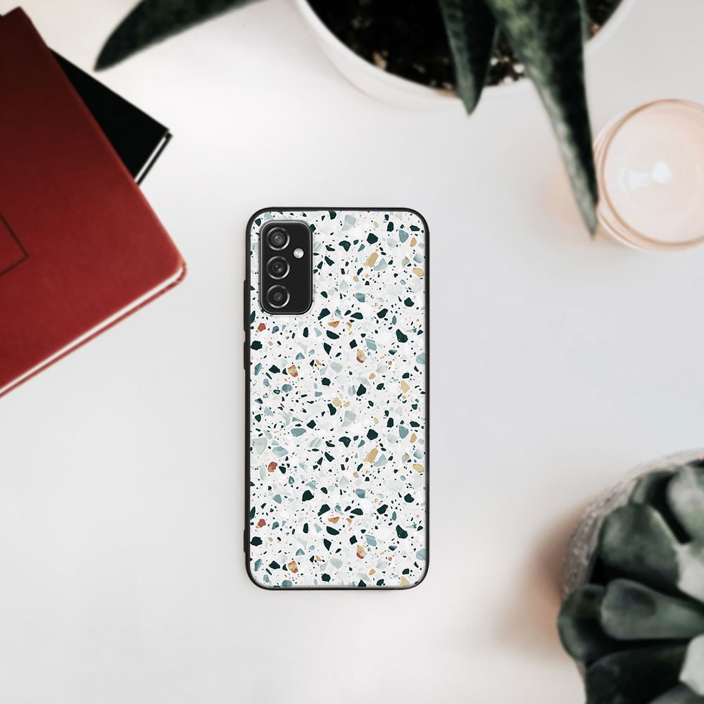 MY ART Husă De Protecție Samsung Galaxy M52 5G - GREY TERRAZZO (163)