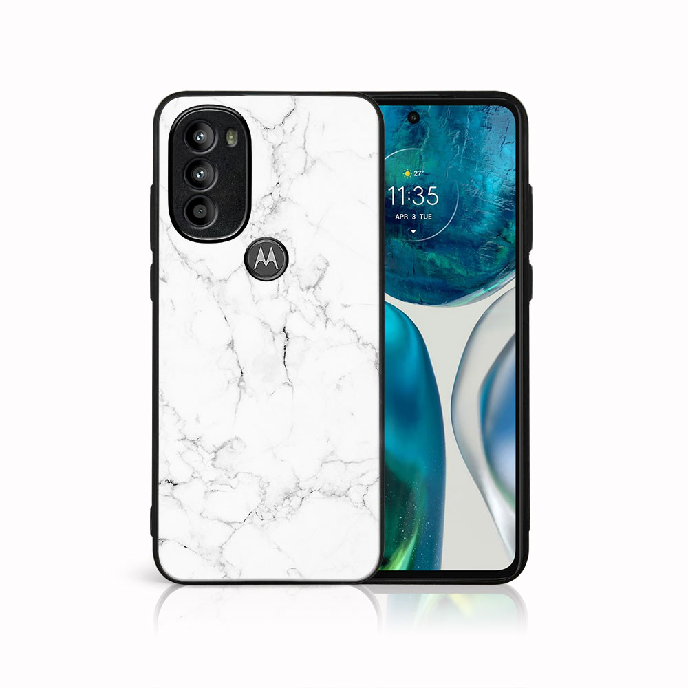 MY ART Husă De Protecție Motorola Moto G71 5G WHITE MARBLE (144)