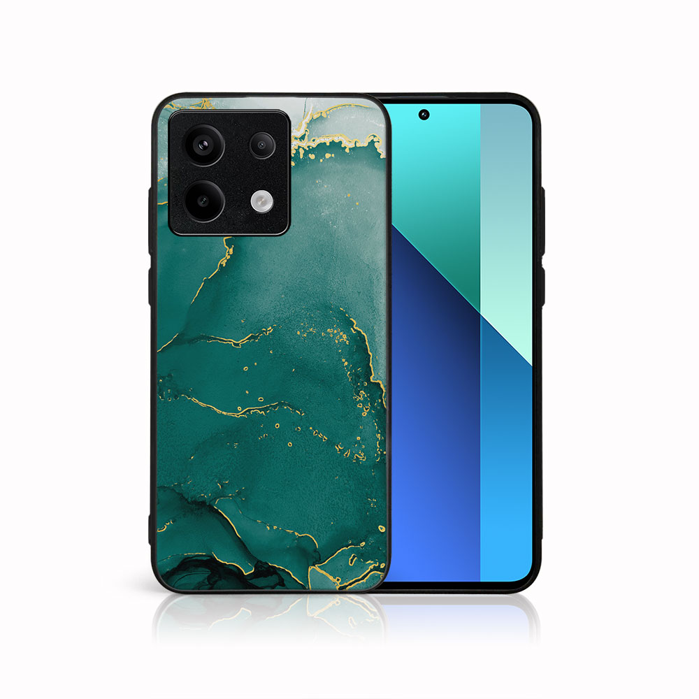 MY ART Husă De Protecție Pentru Xiaomi Redmi Note 13 Pro 5G GREEN MARBLE (145)