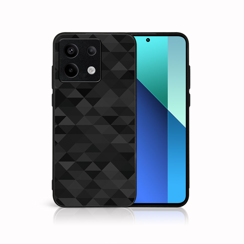 MY ART Husă De Protecție Pentru Xiaomi Redmi Note 13 5G BLACK TRIANGURI (232)