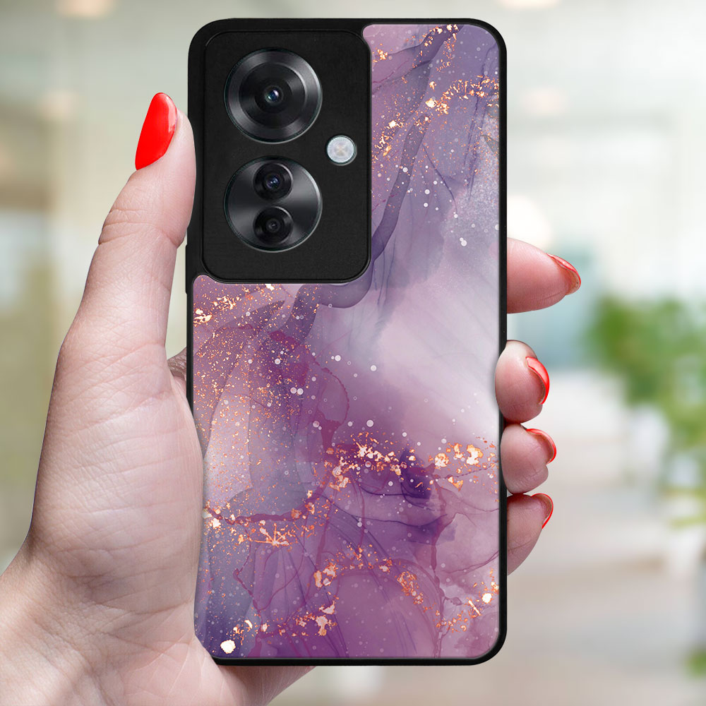 MY ART Husă De Protecție Pentru Oppo Reno11 F 5G PURPLE (148)