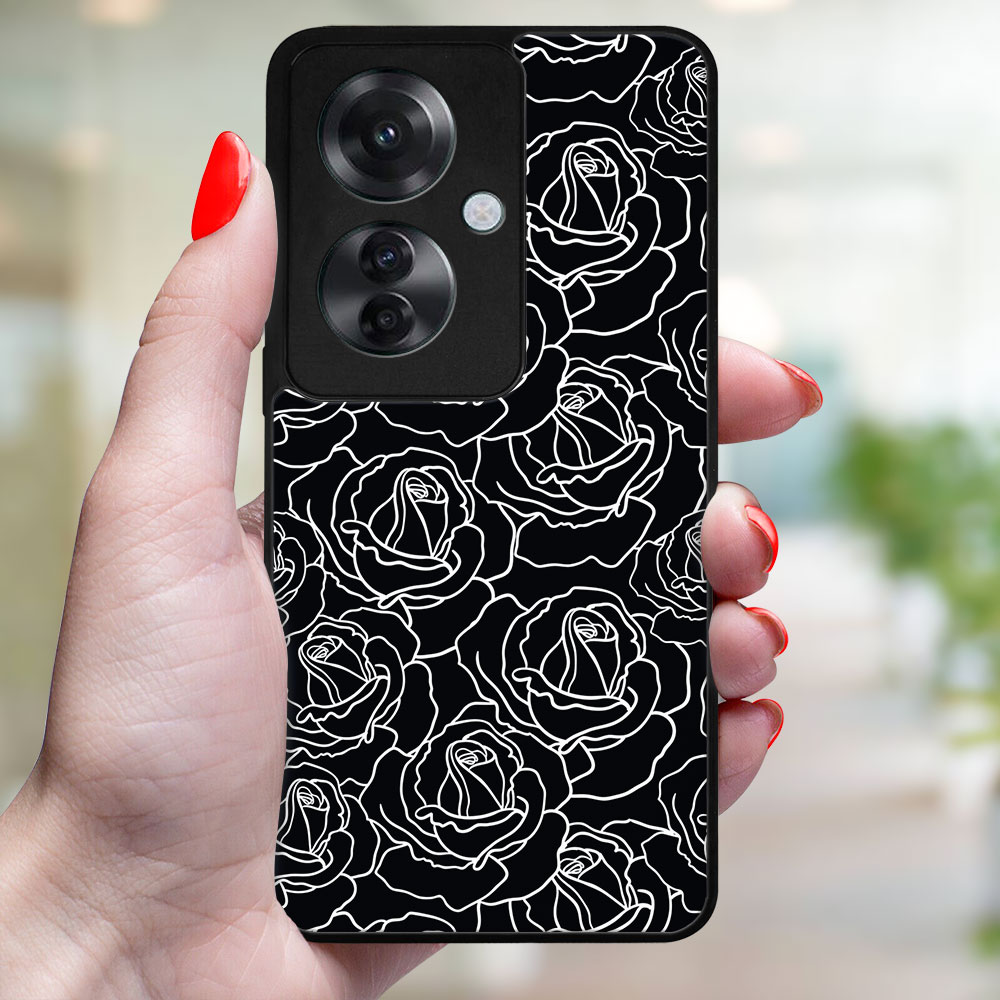 MY ART Husă De Protecție Pentru Oppo Reno11 F 5G ROSES (172)