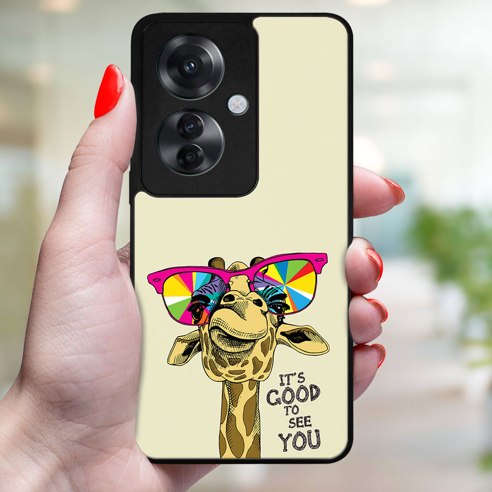 MY ART Husă De Protecție Pentru Oppo Reno11 F 5G GIRAFFE (180)