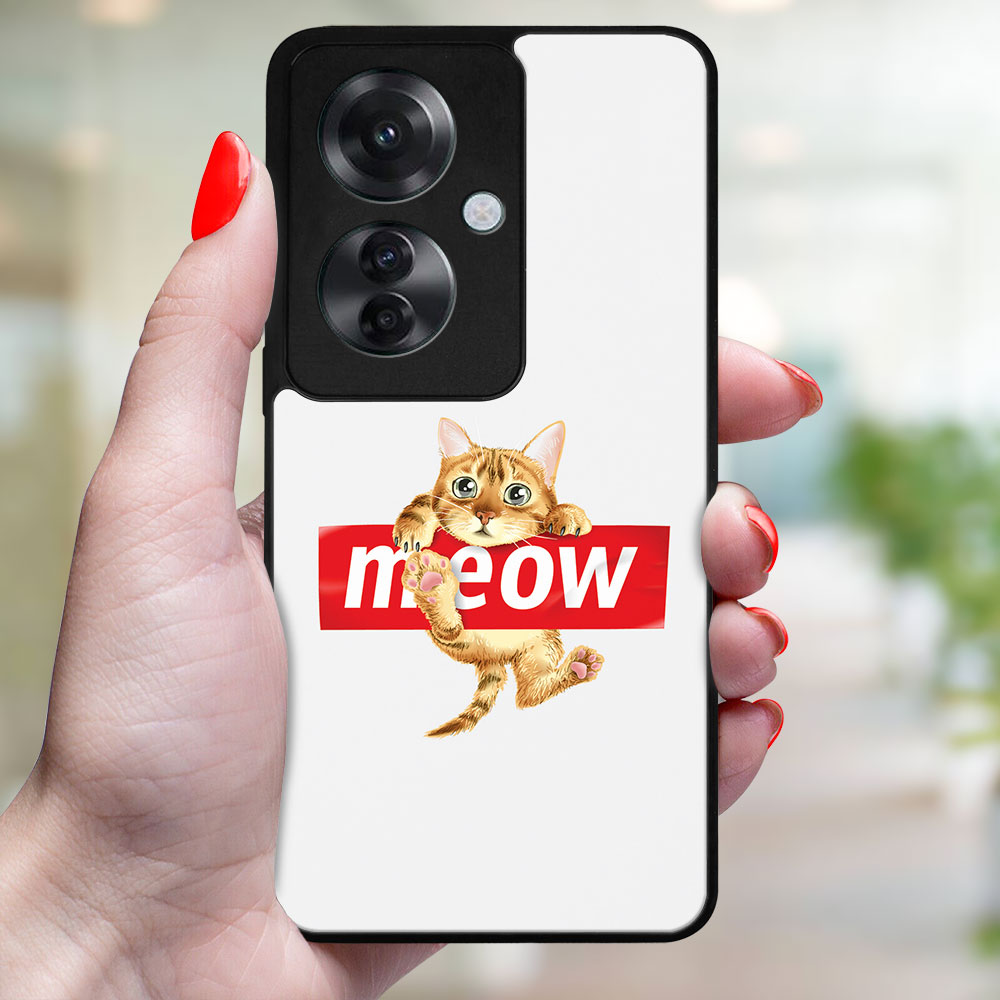 MY ART Husă De Protecție Pentru Oppo Reno11 F 5G MEOW (183)