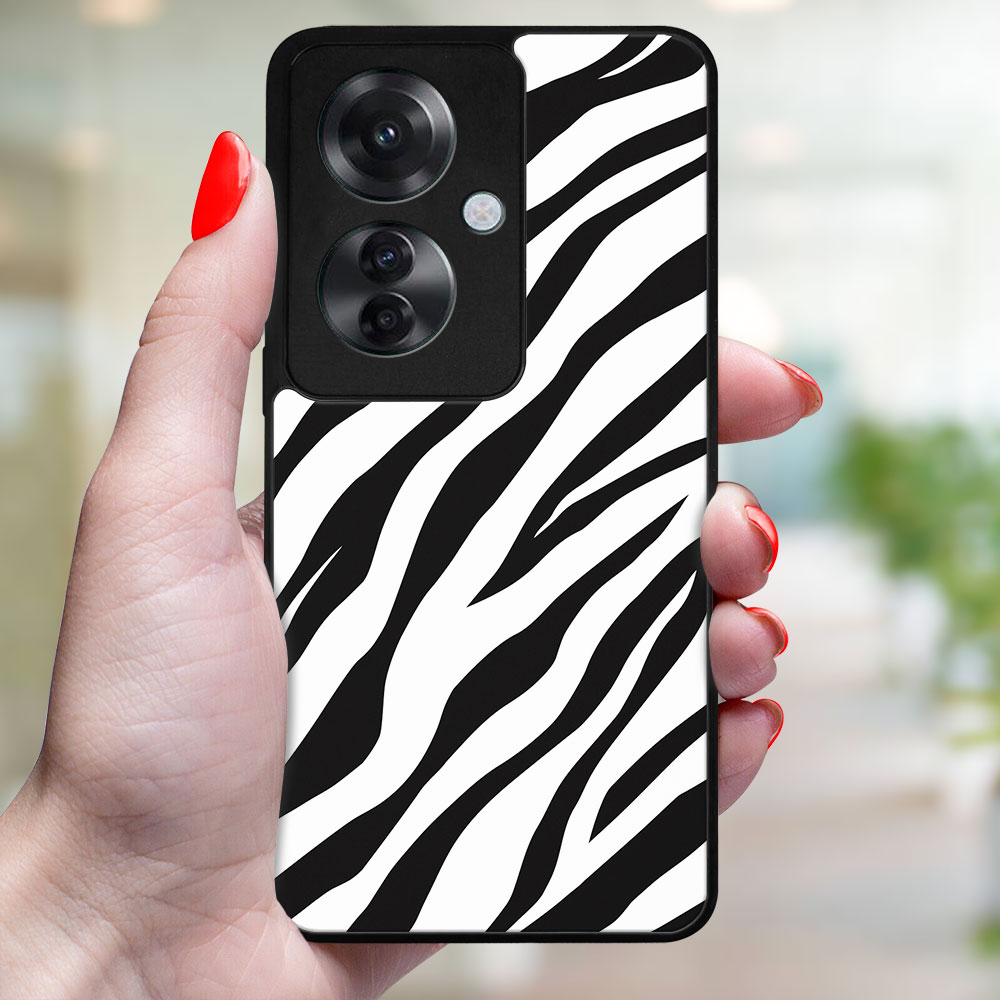 MY ART Husă De Protecție Pentru Oppo Reno11 F 5G ZEBRA (237)